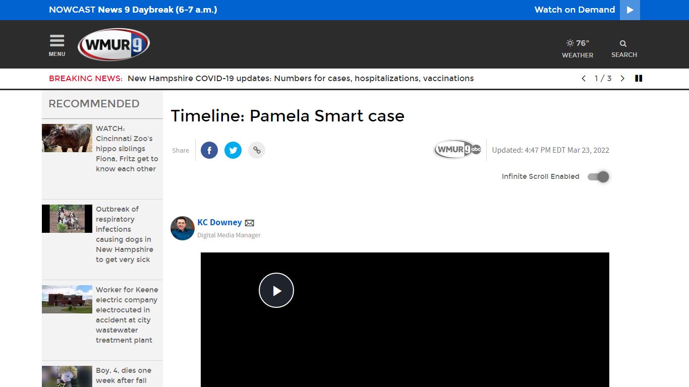 Pamela Smart case timeline - WMUR